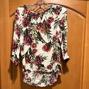 Floral Print Women's Top